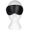 Bondara Boutique Bondara Faux Leather Blindfold Black Blindfolds, Hoods & Masks