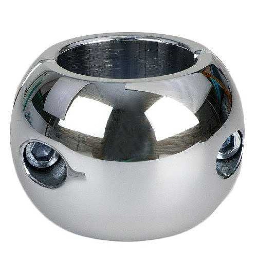 Bondara Hot Hardware Ball Bully Stainless Steel Oval Ball Stretcher - 4Cm Silver Cock & Ball Play Toys