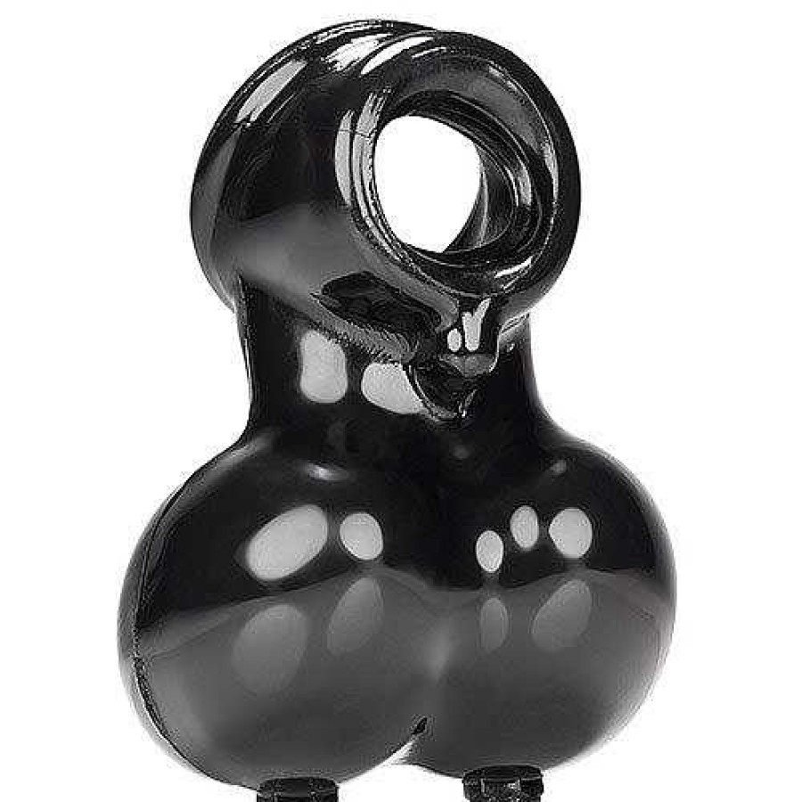 Oxballs Oxballs Sacksling-2 Cock Ring & Ball Bag - 26Mm Black Male Sex Toys