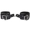 Bondara Bondara Faux Leather Heavy Duty Padded Wrist Cuffs Black Bondage Restraints & Handcuffs