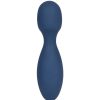 Bondara Bondara Love Strike Silicone 10 Function Mini Wand Vibrator Navy Vibrators