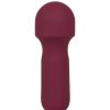 Bondara Mon Amour Lil Lover 16 Function Mini Wand Vibrator Burgundy Vibrators