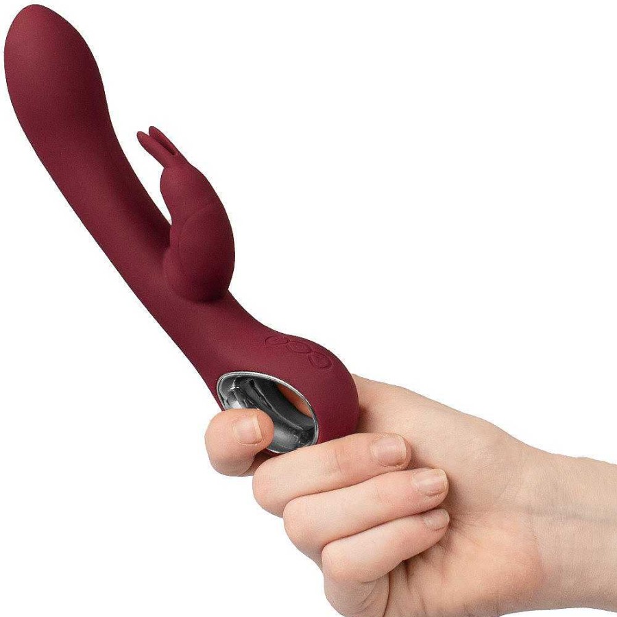 Mon Amour Mon Amour Luxury Silicone 16 Function Rabbit Vibrator Burgundy Vibrators