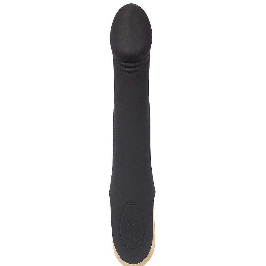 Bondara Mon Amour Money Shot 10 Function Luxury Rechargeable Vibrator Black And Gold Vibrators