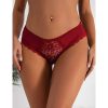 Bondara Bondara Belle Touch Me Plus Size Criss Cross Knickers Red Sexy Plus Size Lingerie