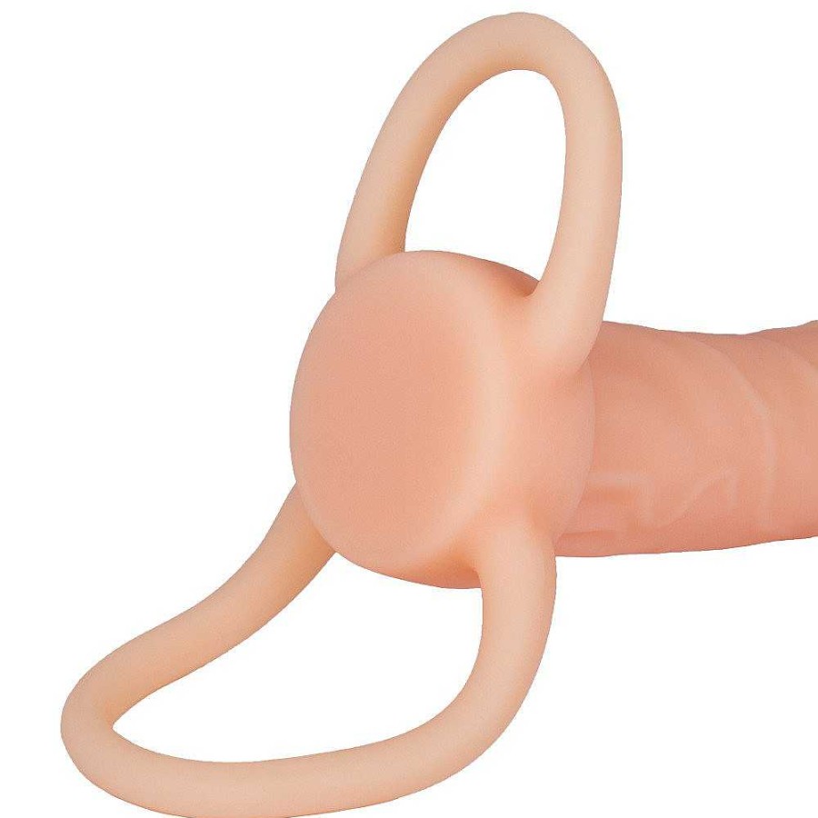 Bondara Bondara Dual Penetration Anal Strap-On Dildo - 6 Inch Light Tone Strap-Ons