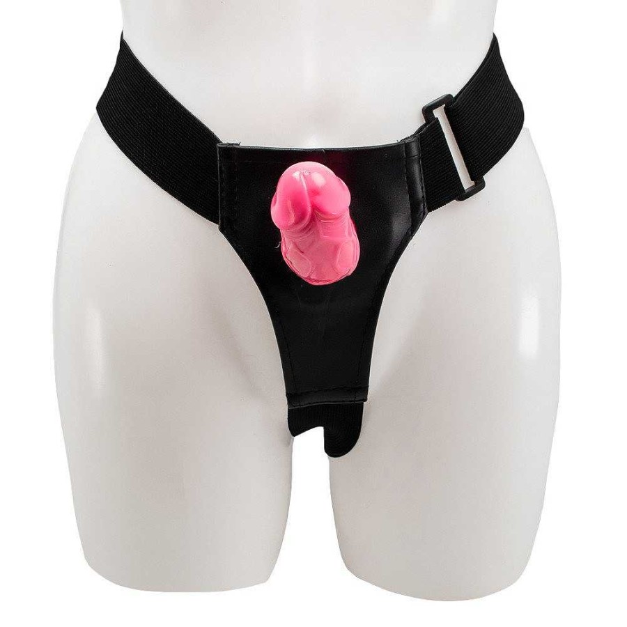 Bondara Bondara Stiff Competition Uni Hollow Strap-On - 6 Inch Pink Strap-Ons