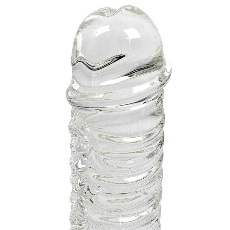 Bondara Glacier Glass Deep Desire Dildo - 8.5 Inch Clear Dildos