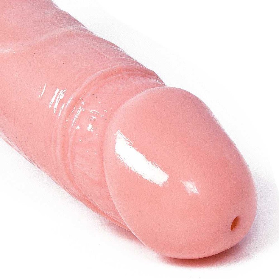 Bondara Bondara Squirt Ejaculating Vibrating Dildo - 7.5 Inch Light Tone Dildos