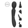 Bondara Vive 20 Function G-Spot Pulsator & Wand Vibe With 4 Attachments Black Vibrators