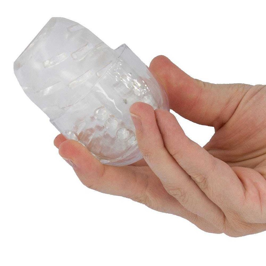 Bondara Bondara Stretch Cockstrong Masturbator Cups Clear Male Sex Toys