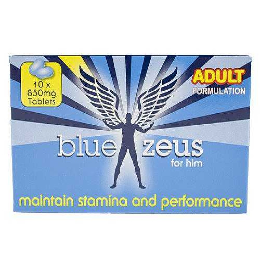 Bondara Blue Zeus Sexual Performance Pills - 10 Capsules Male Sex Aids