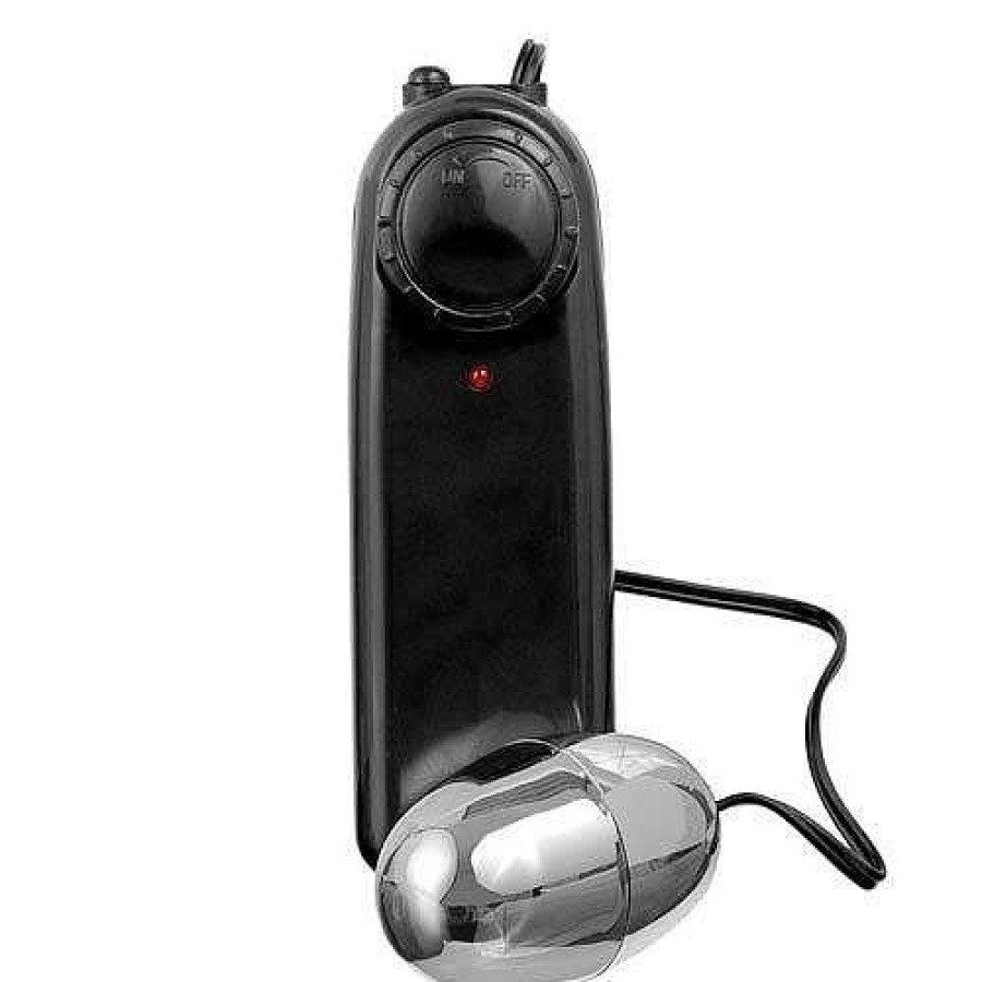 Bondara Bondara In The Dark Remote Control Vibrating Love Egg Black And Silver Vibrators