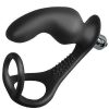 Rocks Off Rocks-Off Ro-Zen Pro 10 Function Cock Ring And Butt Plug Black Anal Toys