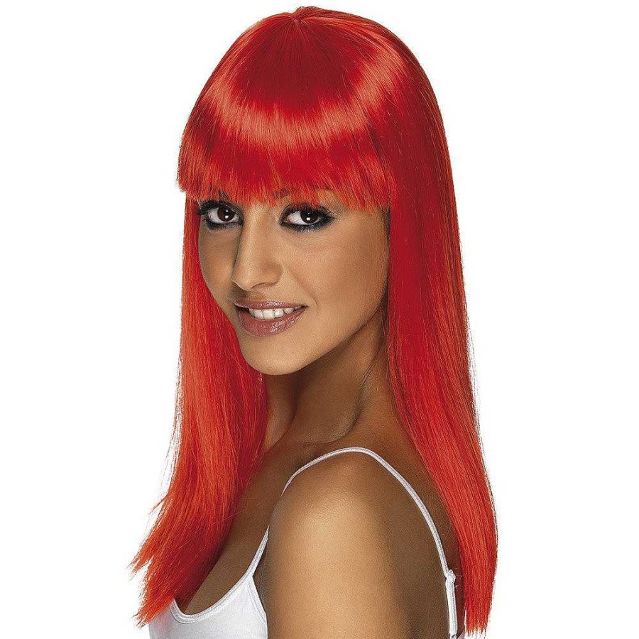 Bondara Candy Apple Long Wig Red Role Play Costumes & Outfits