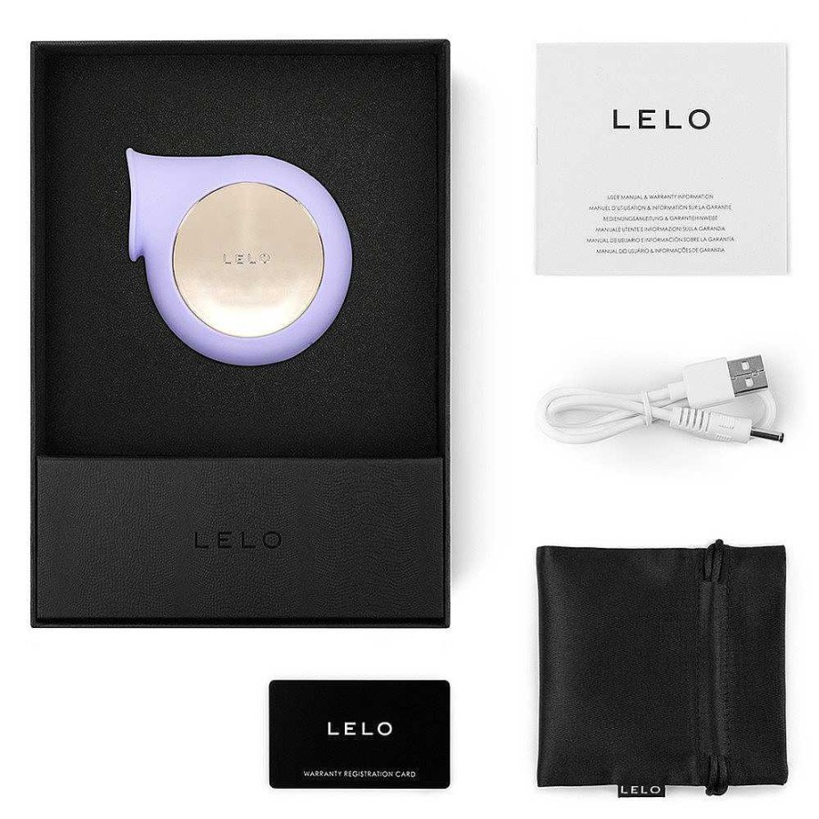 Lelo Lelo Sila 8 Function Rechargeable Clitoral Stimulator Lilac Vibrators