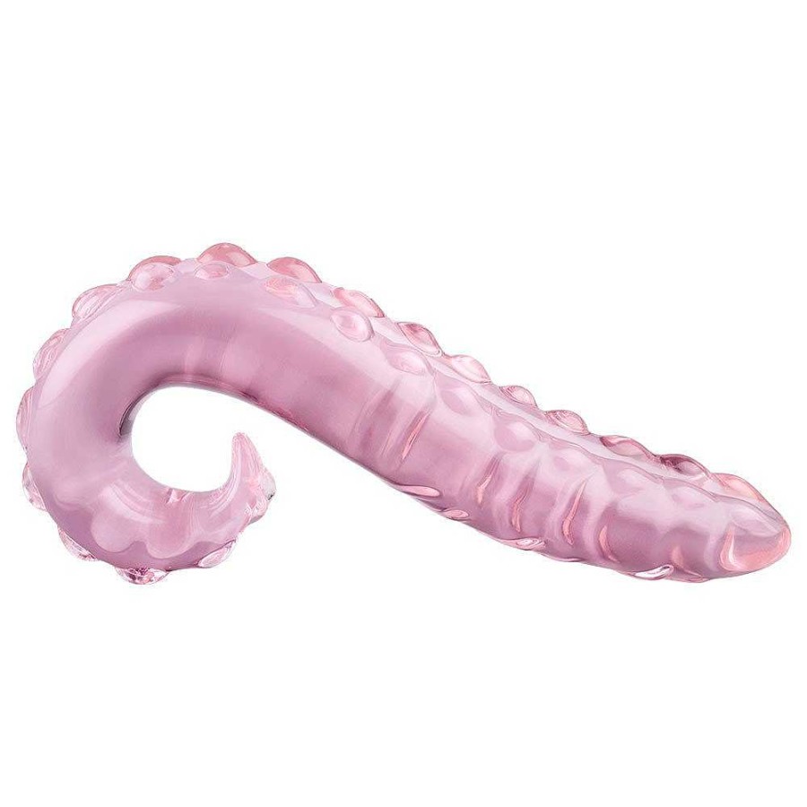 Bondara Glacier Glass Tentacle Dildo - 6 Inch Pink Dildos