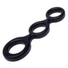 Bondara Bondara Trifecta Super-Stretchy Triple Cock Ring Black Male Sex Toys