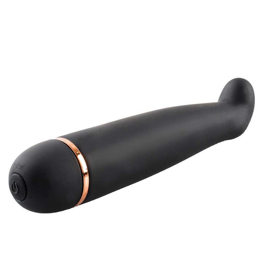 Bondara Bondara Silicone 20 Function Slim G-Spot Vibrator Black Vibrators