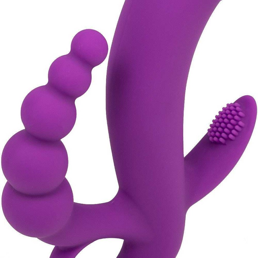 Bondara Bondara 10 Function M Nage Trois G-Spot Rabbit Vibrator Purple Vibrators