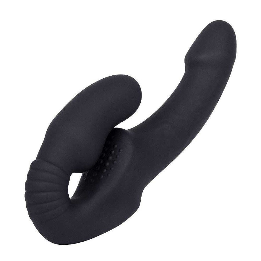 Bondara Bondara Joyride 10 Function Remote Vibrating Strapless Strap-On Black Strap-Ons