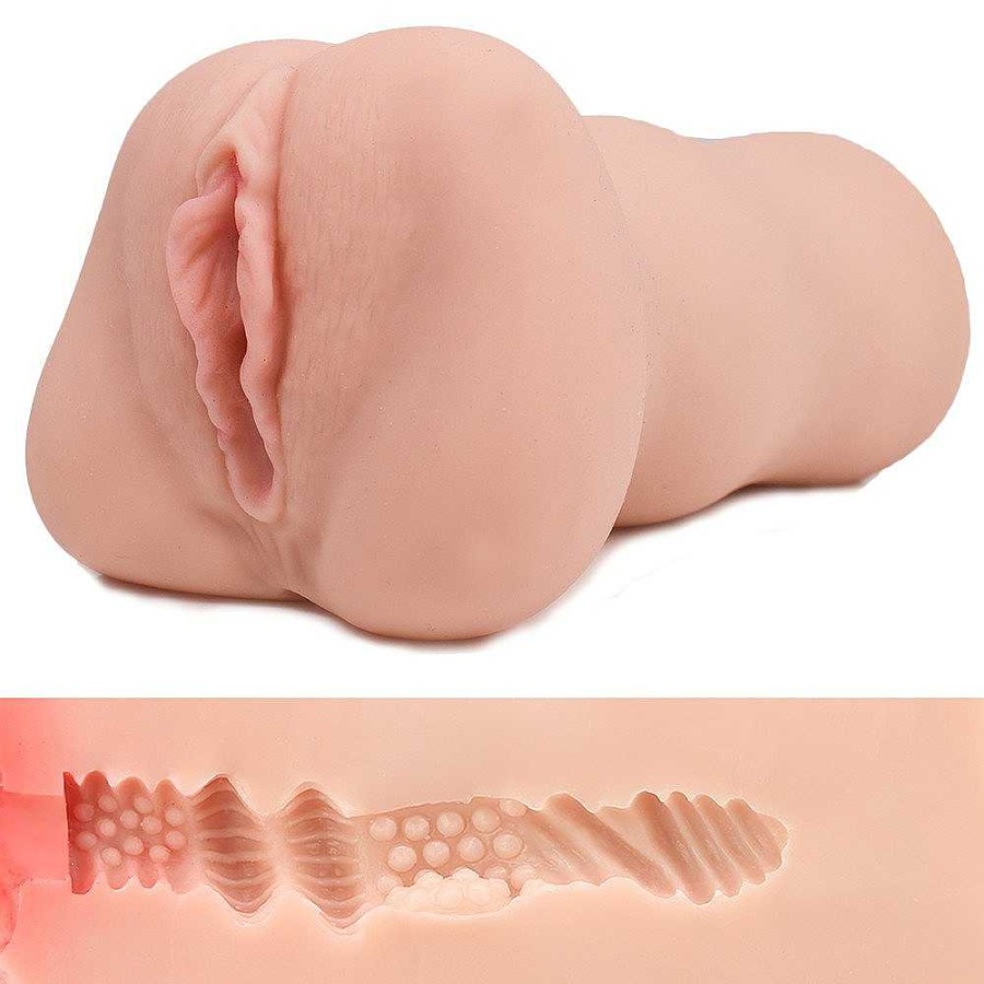 Boss Masturbators Boss Honeypot Realistic Pussy Masturbator - 6 Inch Light Tone Male Sex Toys