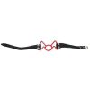 Bondara Bondage Bondara Real Leather Red Spider Mouth Gag Black And Red Ball Gags & Mouth Gags