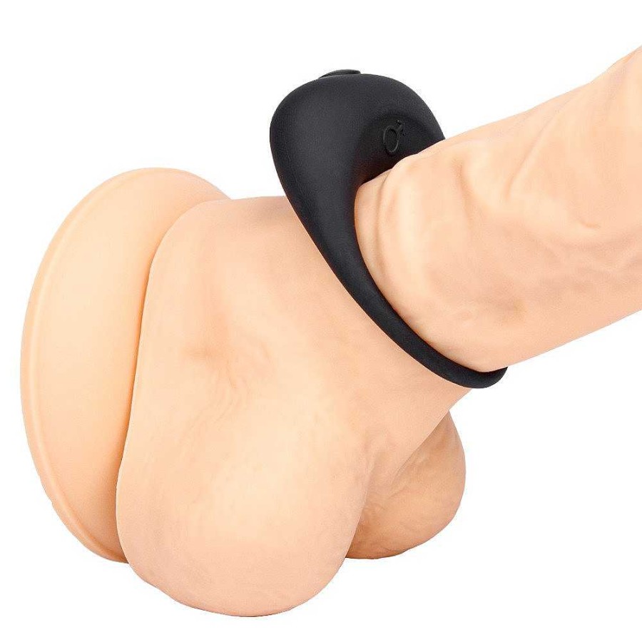 Bondara Bondara Buzz Off Silicone Vibrating Cock Ring Black Male Sex Toys