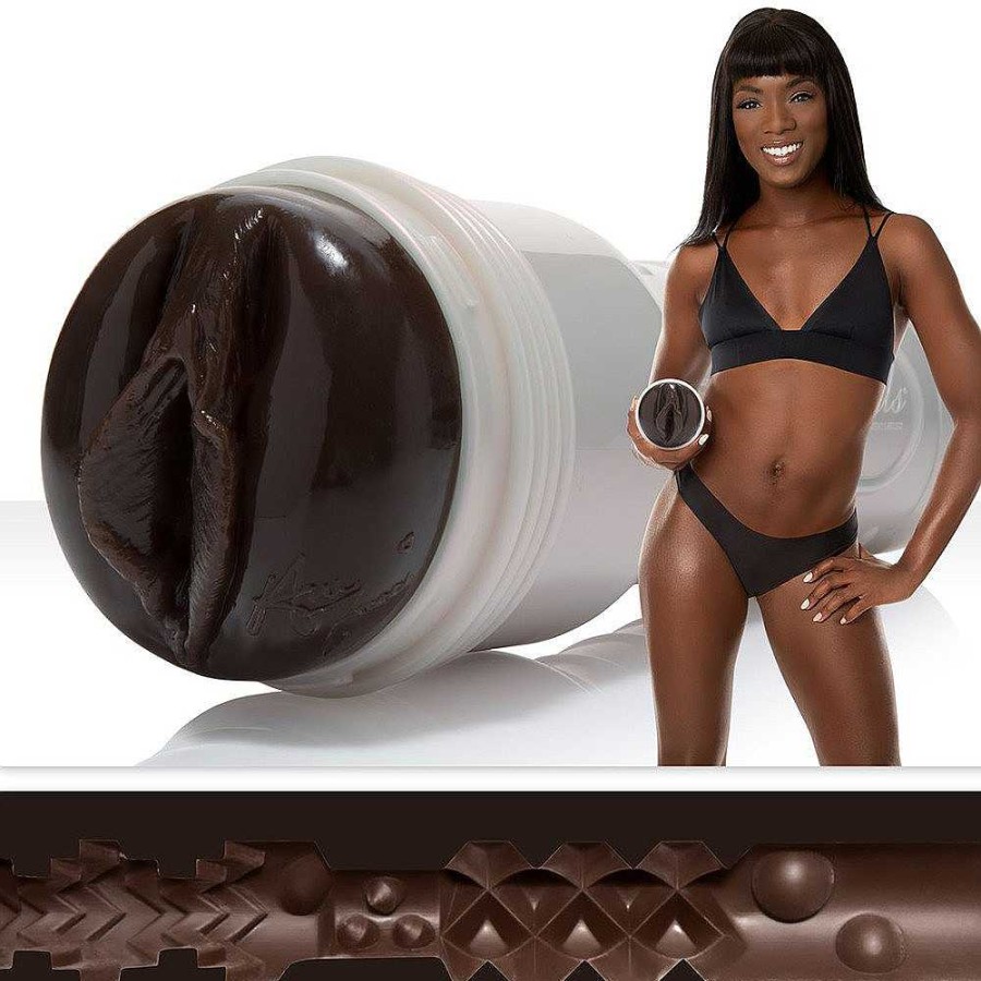 Fleshlight Fleshlight Girls Ana Foxxx Silk Masturbator - 10 Inch Dark Tone Male Sex Toys