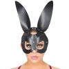 Bondara Bondara Lola Faux Leather Rabbit Mask Black Fetish Clothing