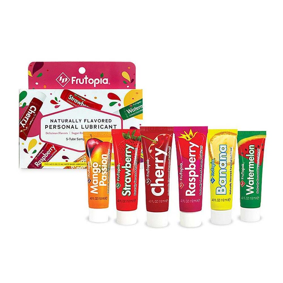 ID Id Frutopia Assorted Flavoured Lube - 5 Pack Sex Toys For Couples