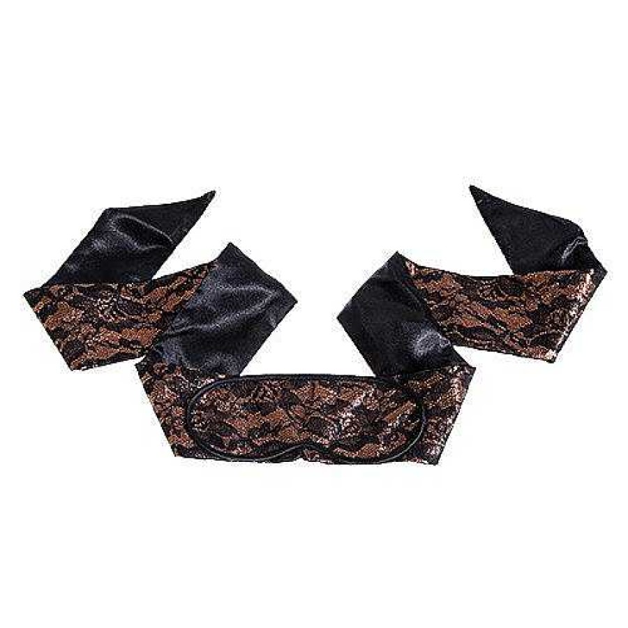 Bondara Boutique Bondara Amber Lace Luxury Tie Up Blindfold Blindfolds, Hoods & Masks