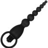 Bondara Vibrating Silicone Anal Beads Black Anal Toys