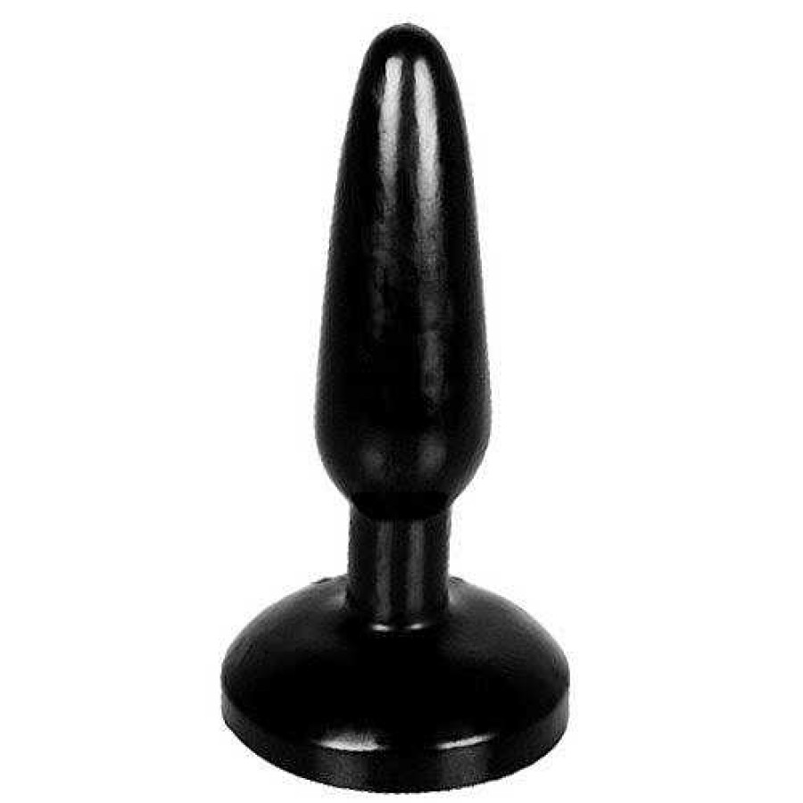 Bondara To The Hilt Suction Butt Plug - 5 Inch Black Butt Plugs