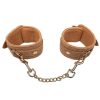 Luxe Bondara Luxe Bound To Nature Cork Ankle Cuffs Brown & Gold Bondage Restraints & Handcuffs