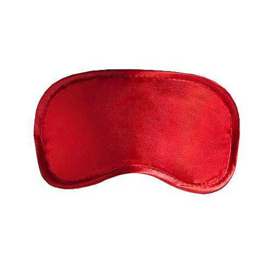 Bondara Bondara Soft Plush Blindfold Mask Red Blindfolds, Hoods & Masks