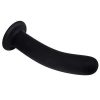 Bondara Bondara Smoothy Silicone Curved Suction Dildo- 5 Or 7 Inch Black Or Magenta Dildos