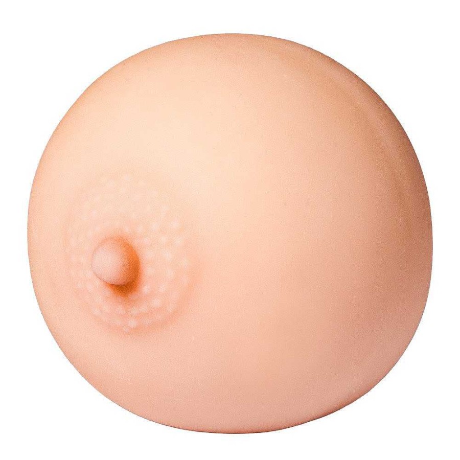 Bondara Bondara Happy Handful Boob Masturbator - 4 Inch Light Tone Male Sex Toys