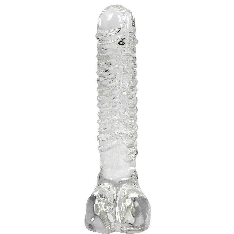 Bondara Glacier Glass Deep Desire Dildo - 8.5 Inch Clear Dildos