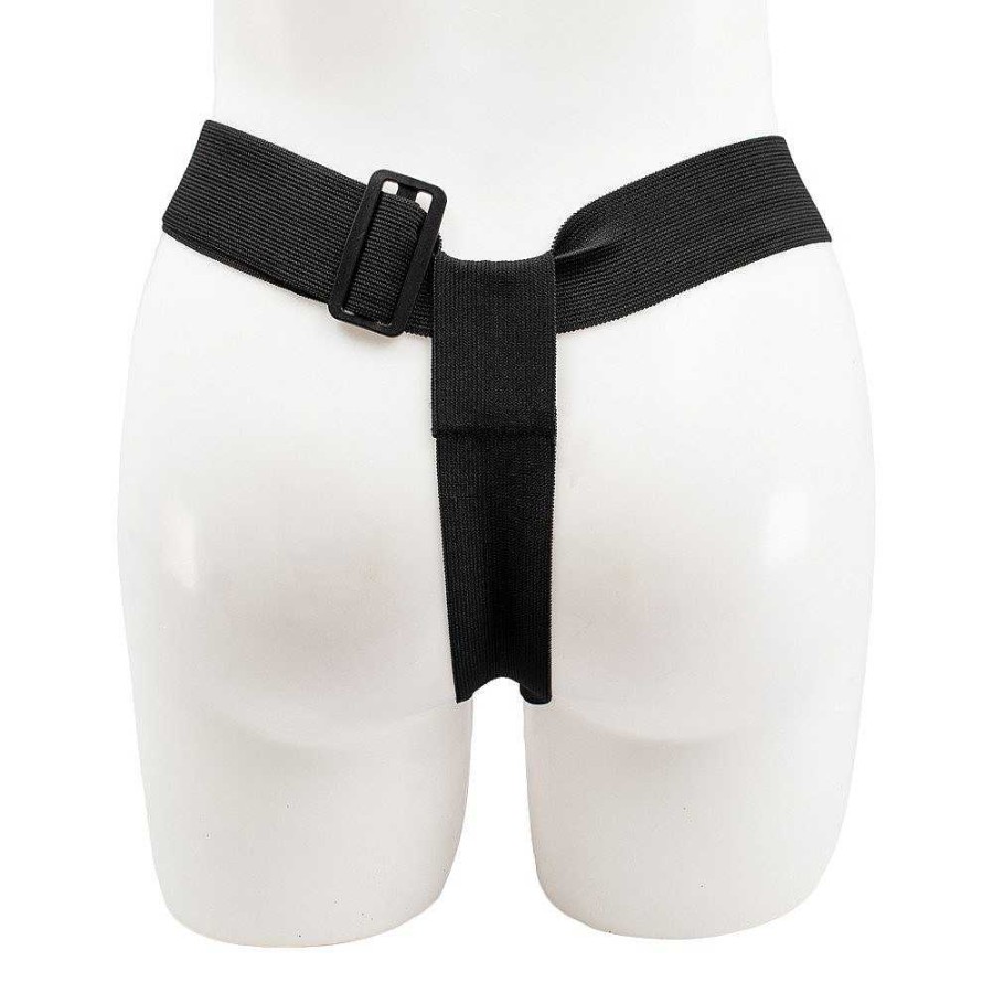 Bondara Bondara Blow My Mind Dark Tone Cock And Balls Strap-On - 7 Inch Strap-Ons