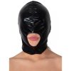 Bondara Bondara Pvc Open Mouth Deprivation Hood Black Fetish Clothing