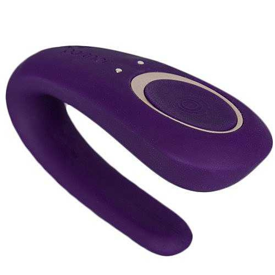 Satisfyer Satisfyer Double Classic 10 Function Couples Vibrator Purple Vibrators