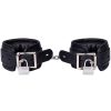 Luxe Bondara Luxe Erotica Leather Lockable Handcuffs Black Bondage Restraints & Handcuffs