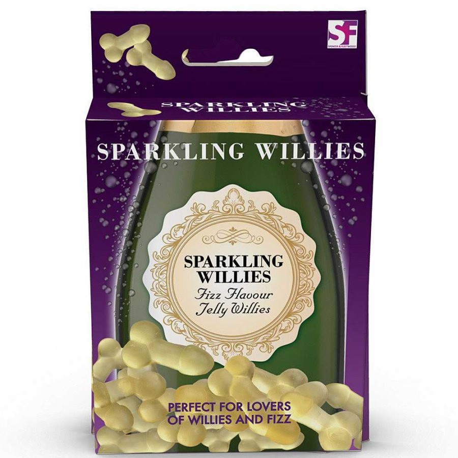 Bondara Sparkling Wine-Flavoured Jelly Willies Female Sex Aids