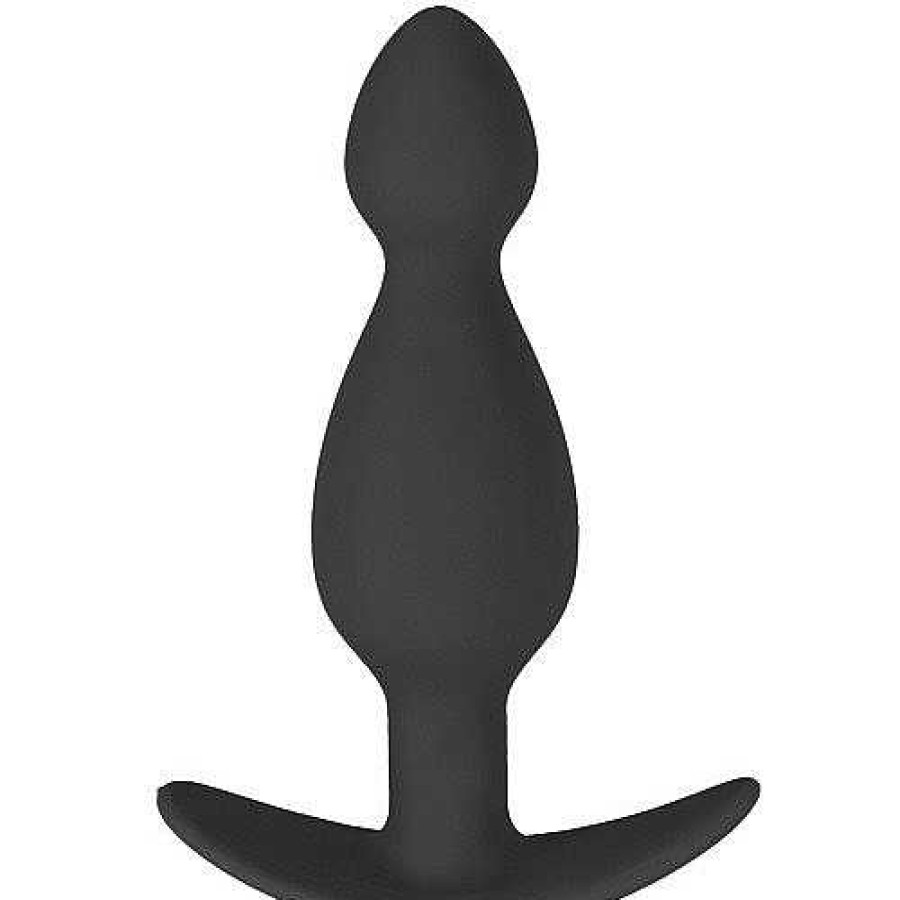 Bondara Bondara Booty Pop Silicone Butt Plug - 4.5 Inch Black Butt Plugs