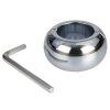 Bondara Hot Hardware Ball Bully Stainless Steel Oval Ball Stretcher - 3Cm Silver Cock & Ball Play Toys