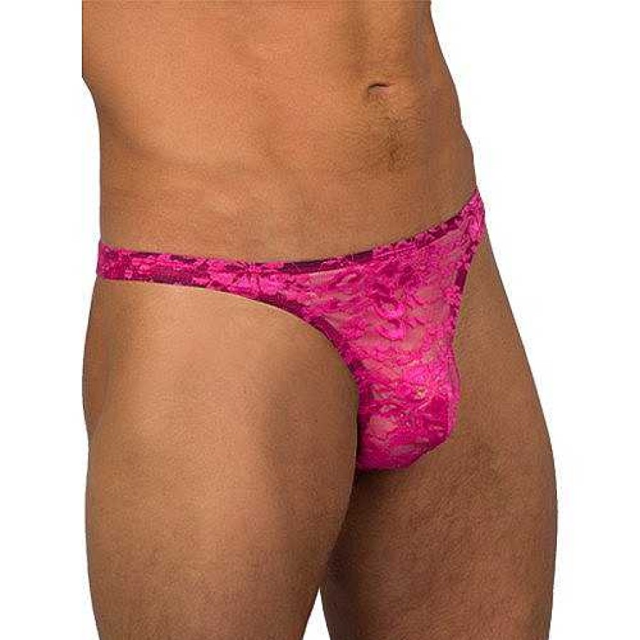 Bondara Lingerie Bondara Man Lace Thong Pink Men'S Sexy Underwear