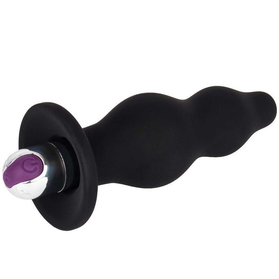 Bondara Bondara Booty Blast 10 Function Rechargeable Butt Plug - 5.5 Inch Black Anal Toys