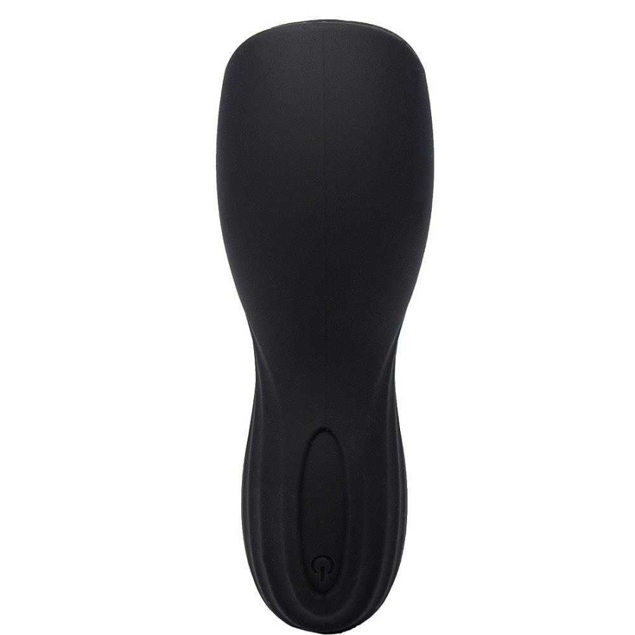 Bondara Bondara 10 Function Rechargeable Vibrating Masturbator - 5.5 Inch Black Male Sex Toys