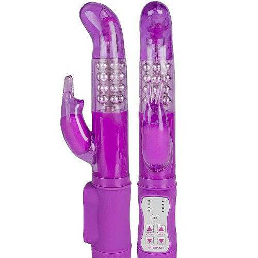 Bondara Bondara Beaded G-Spot Rabbit Vibrator Purple Vibrators